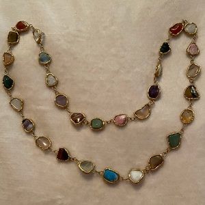 Multi gemstone necklace